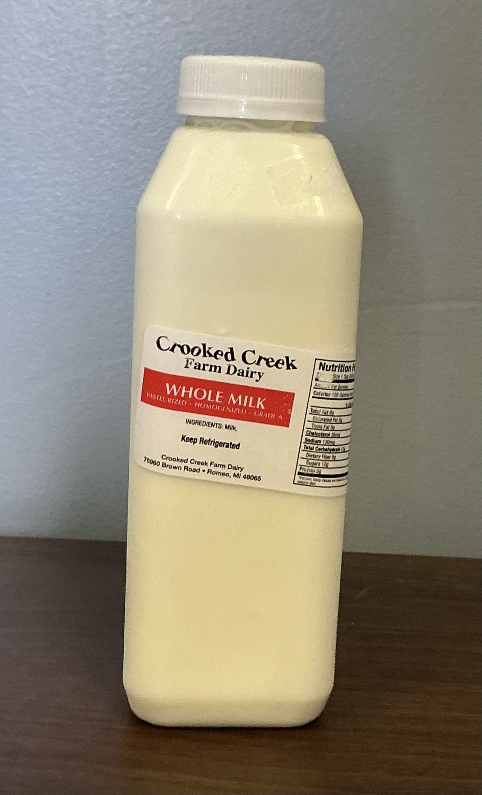 Crooked Creek Dairy whole milk pint scaled